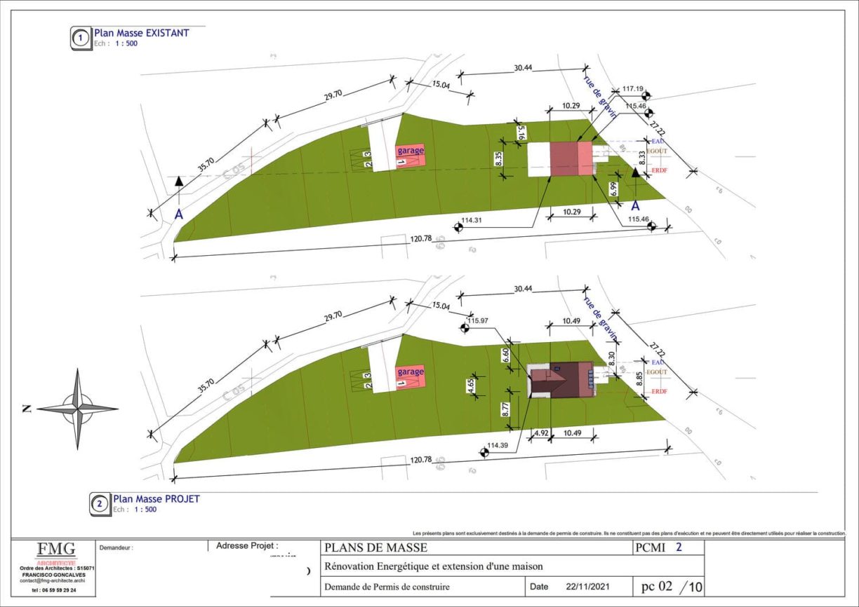 Plan extension a Guerard