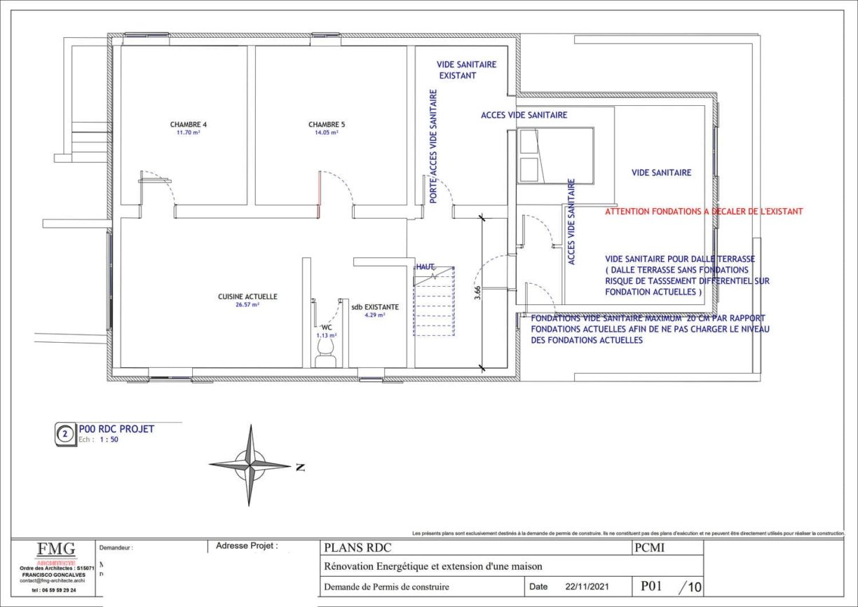 Plan extension a Guerard