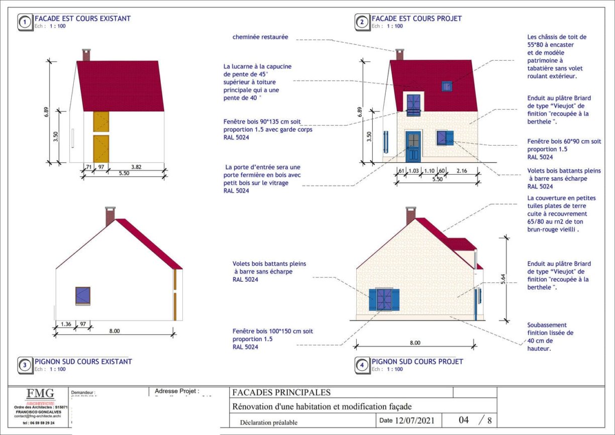 Plan aménagement à Guérard -03