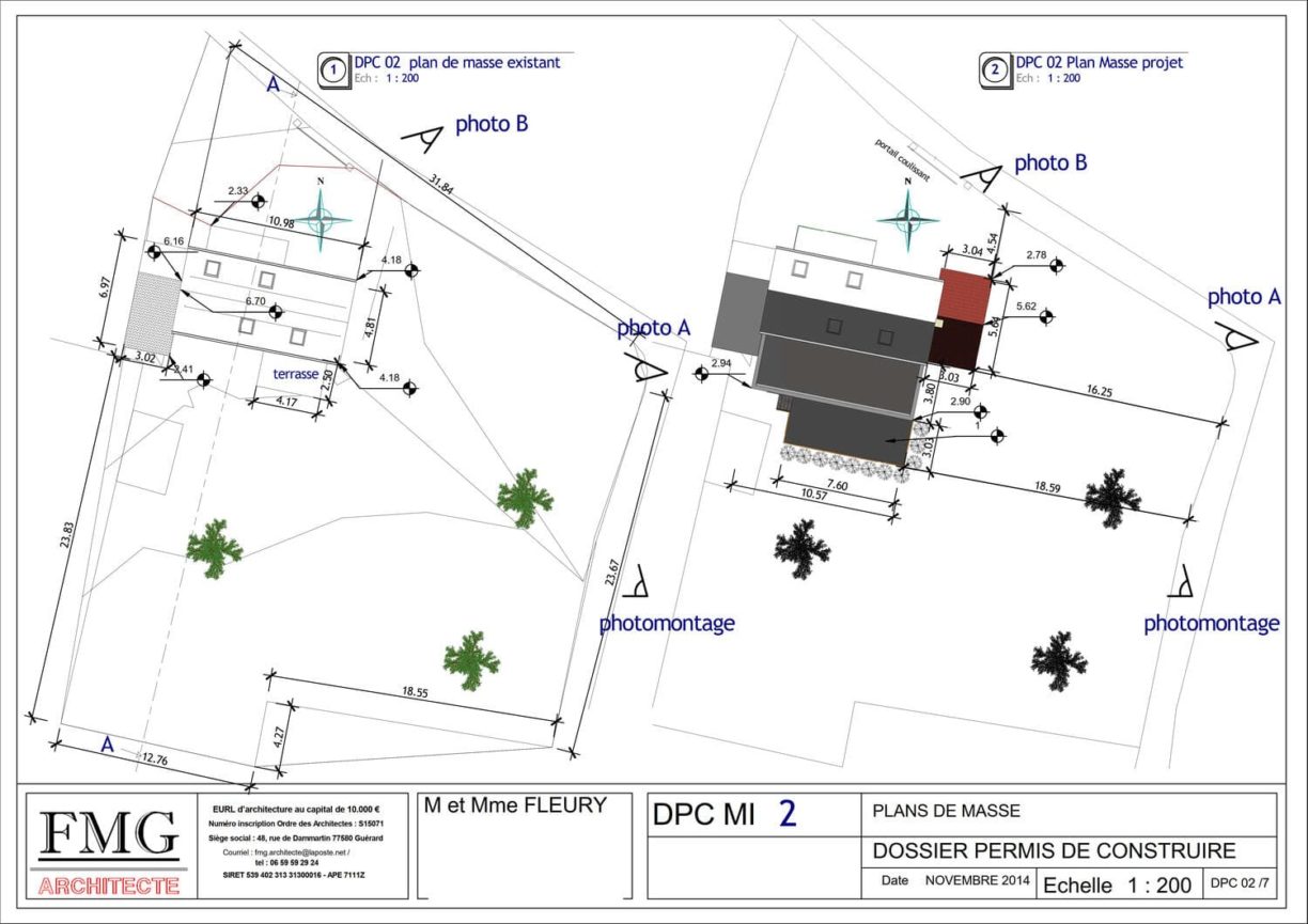 Plan EXTENSION A LA CELLE SUR MORIN