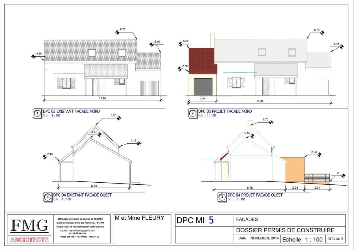 Plan EXTENSION A LA CELLE SUR MORIN