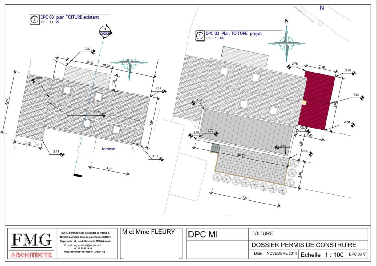 Plan EXTENSION A LA CELLE SUR MORIN