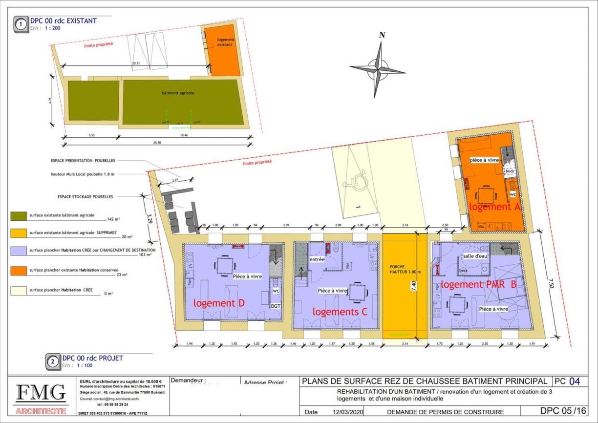 Plan AMENAGEMENT ET TRANSFORMATION A LA NOUE