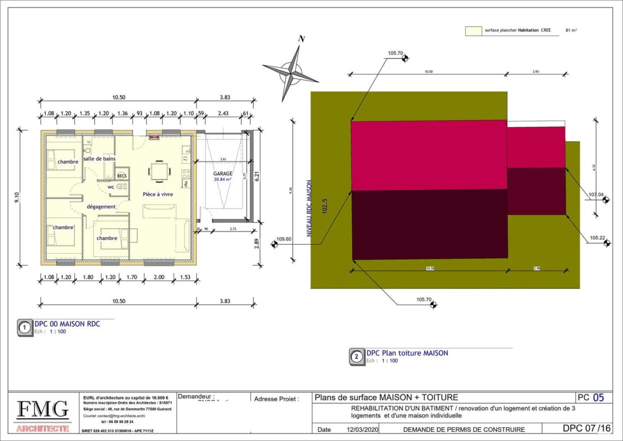 Plan AMENAGEMENT ET TRANSFORMATION A LA NOUE