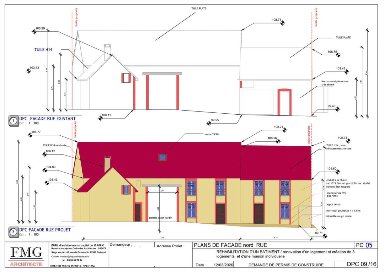 Plan AMENAGEMENT ET TRANSFORMATION A LA NOUE