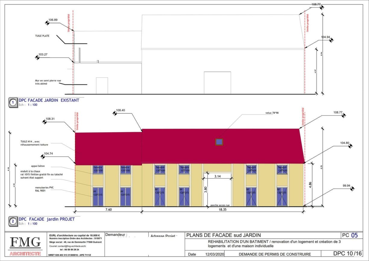 Plan AMENAGEMENT ET TRANSFORMATION A LA NOUE