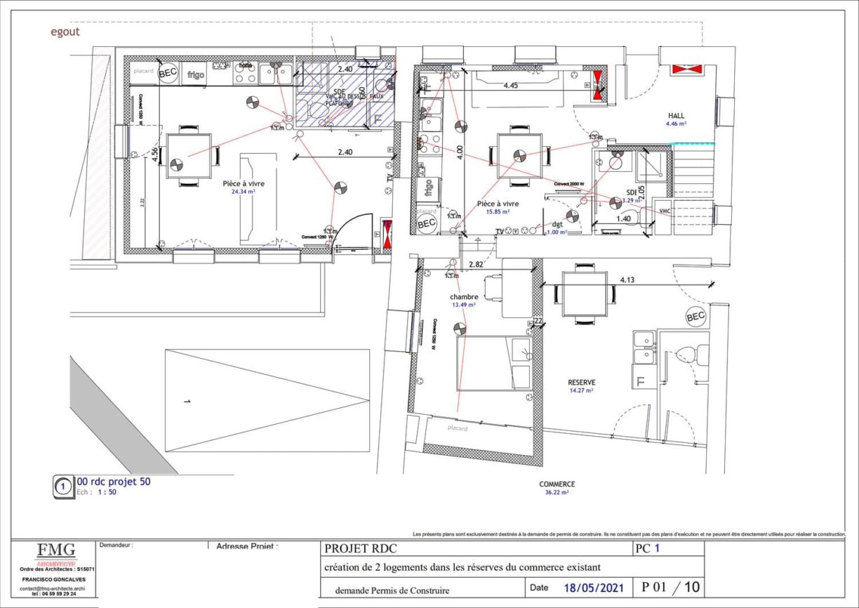 Plan AMENAGEMENT ET TRANSFORMATION A MOUROUX