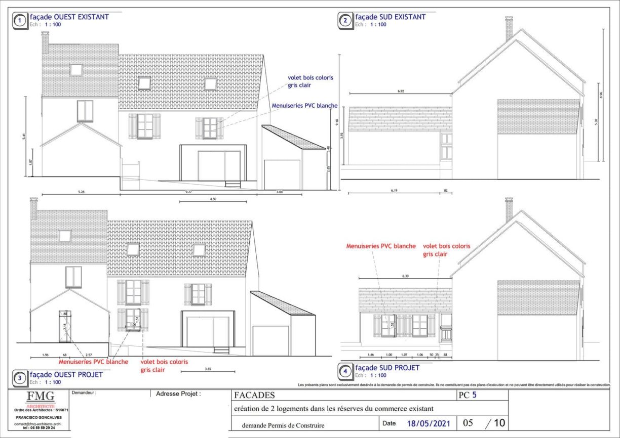 Plan AMENAGEMENT ET TRANSFORMATION A MOUROUX