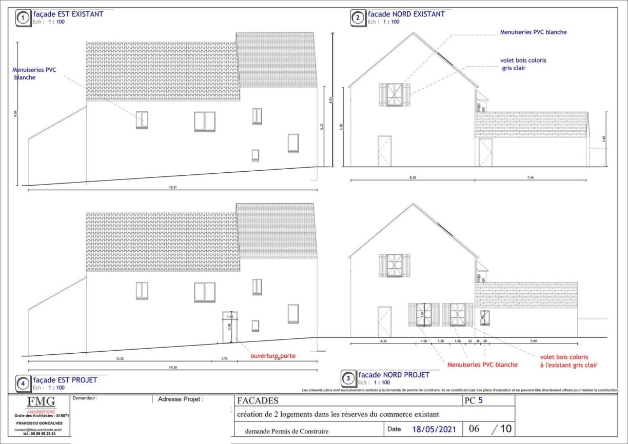 Plan AMENAGEMENT ET TRANSFORMATION A MOUROUX