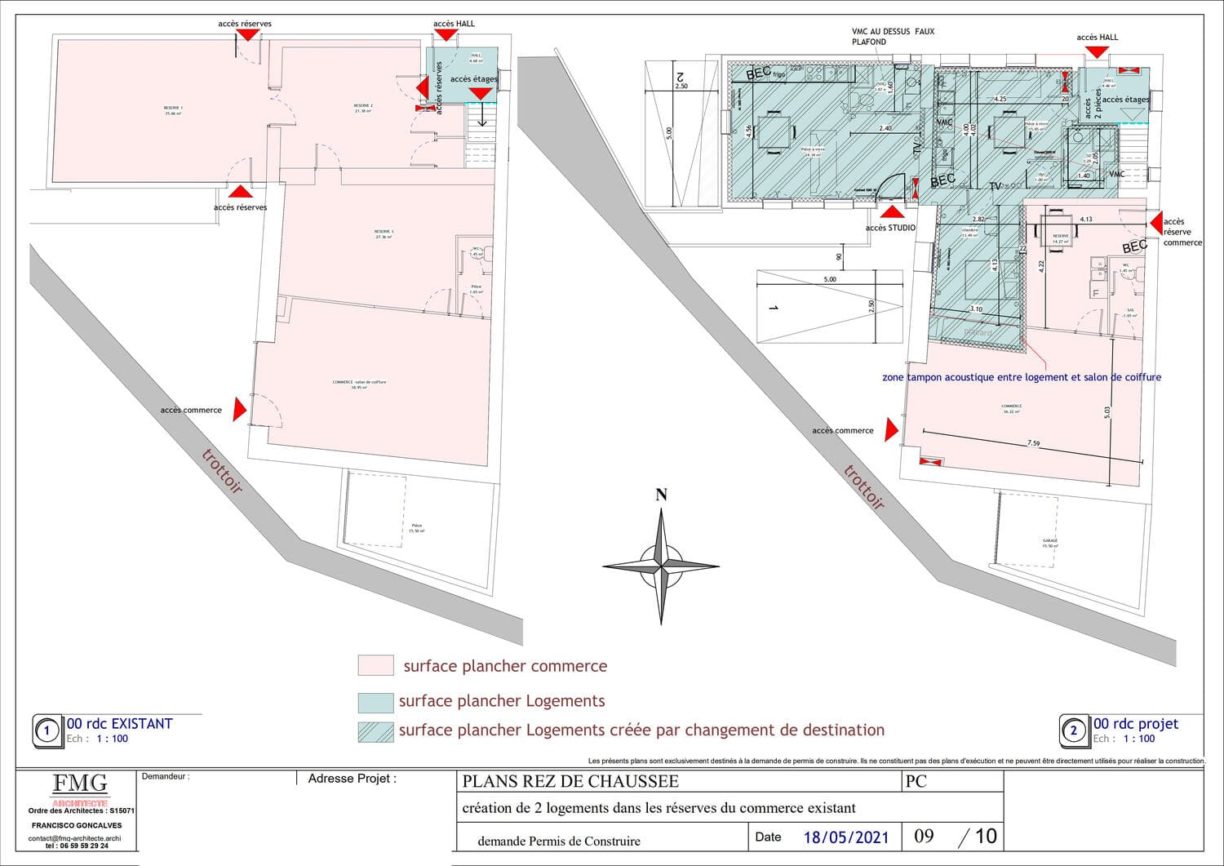 Plan AMENAGEMENT ET TRANSFORMATION A MOUROUX