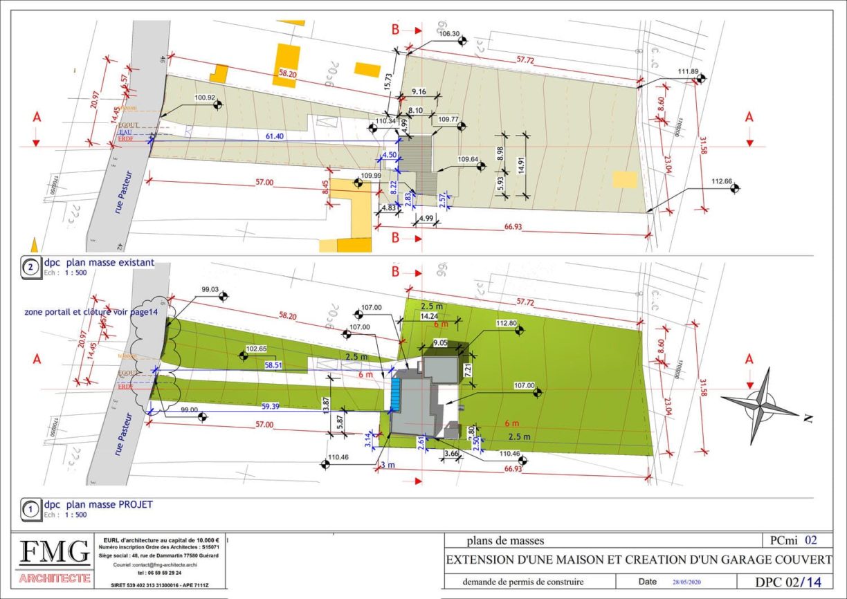 Plan EXTENSION A POMMEUSE 01