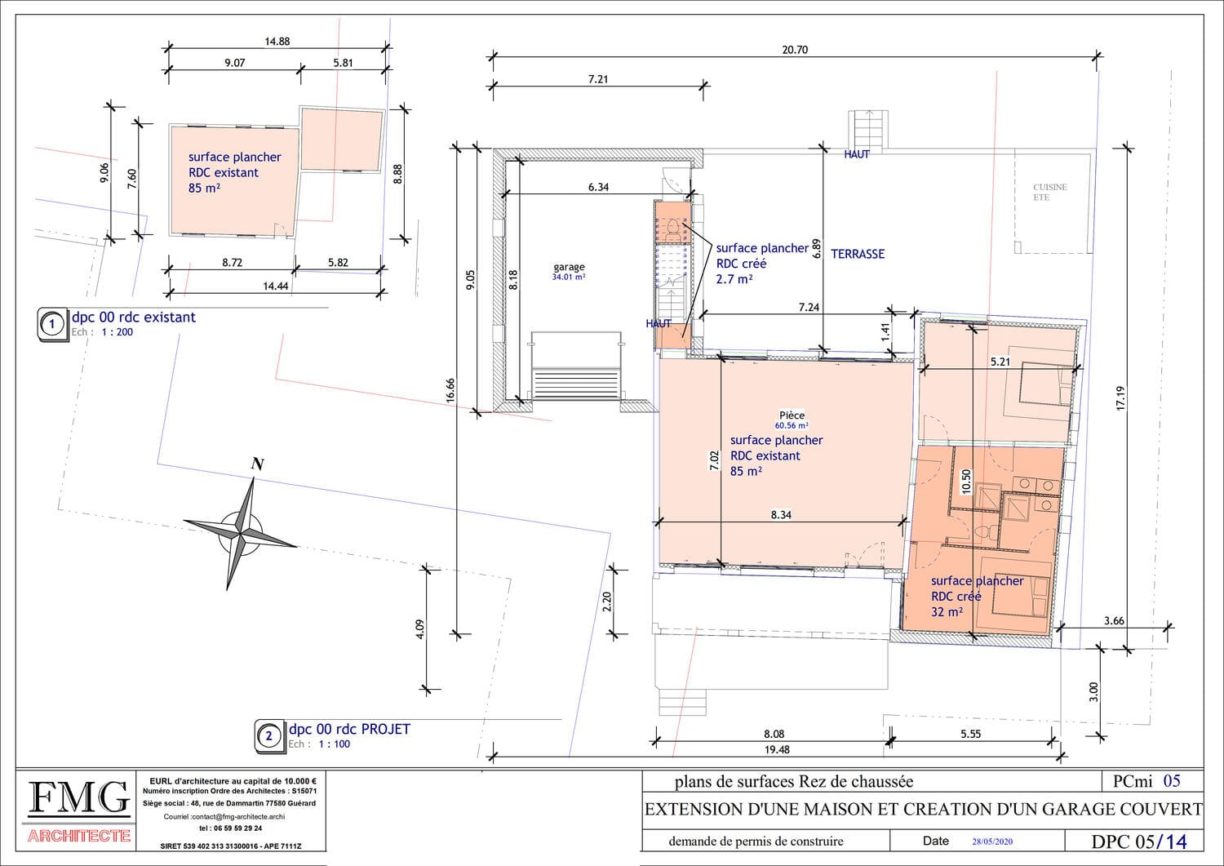 Plan EXTENSION A POMMEUSE 01