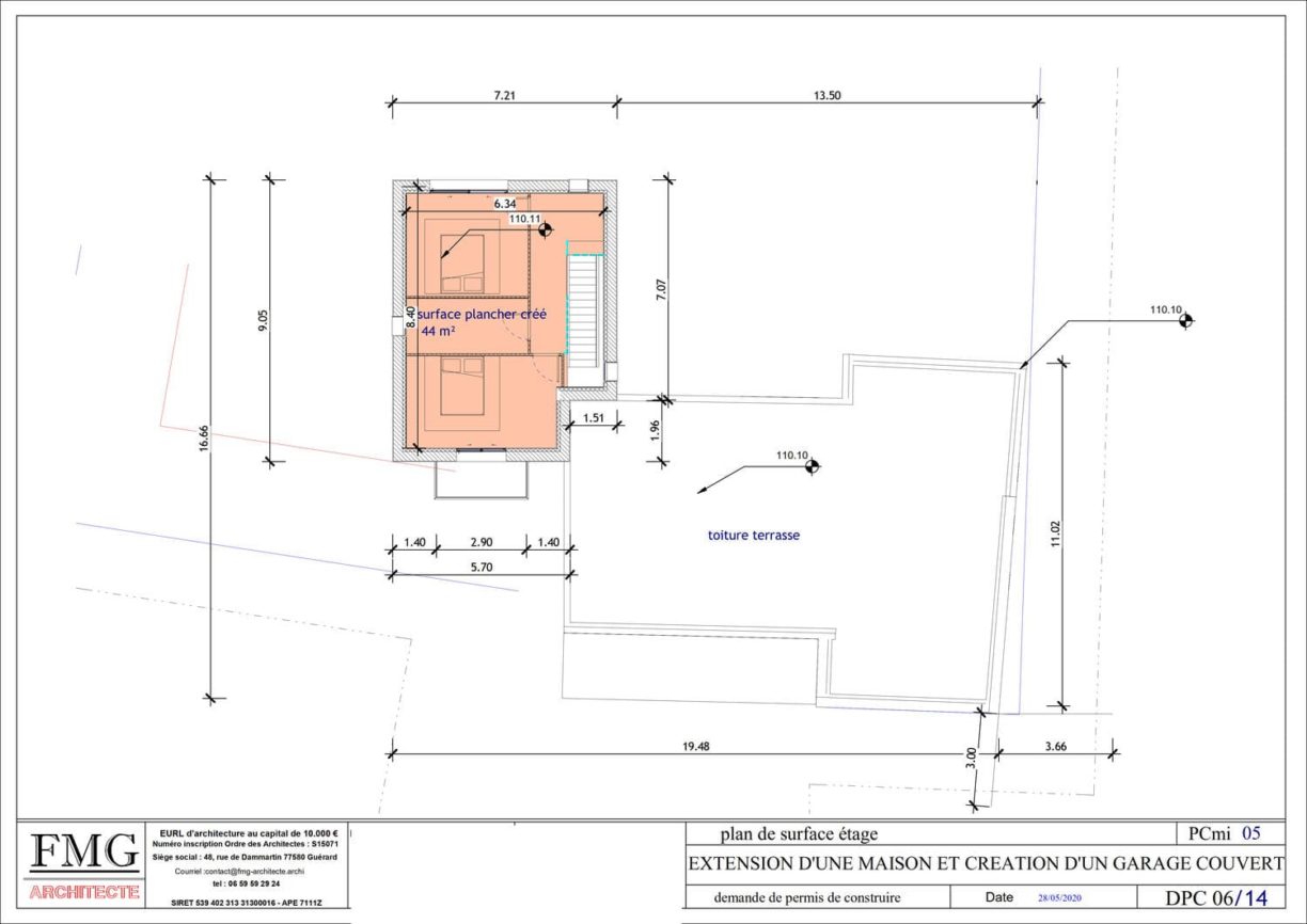 Plan EXTENSION A POMMEUSE 01