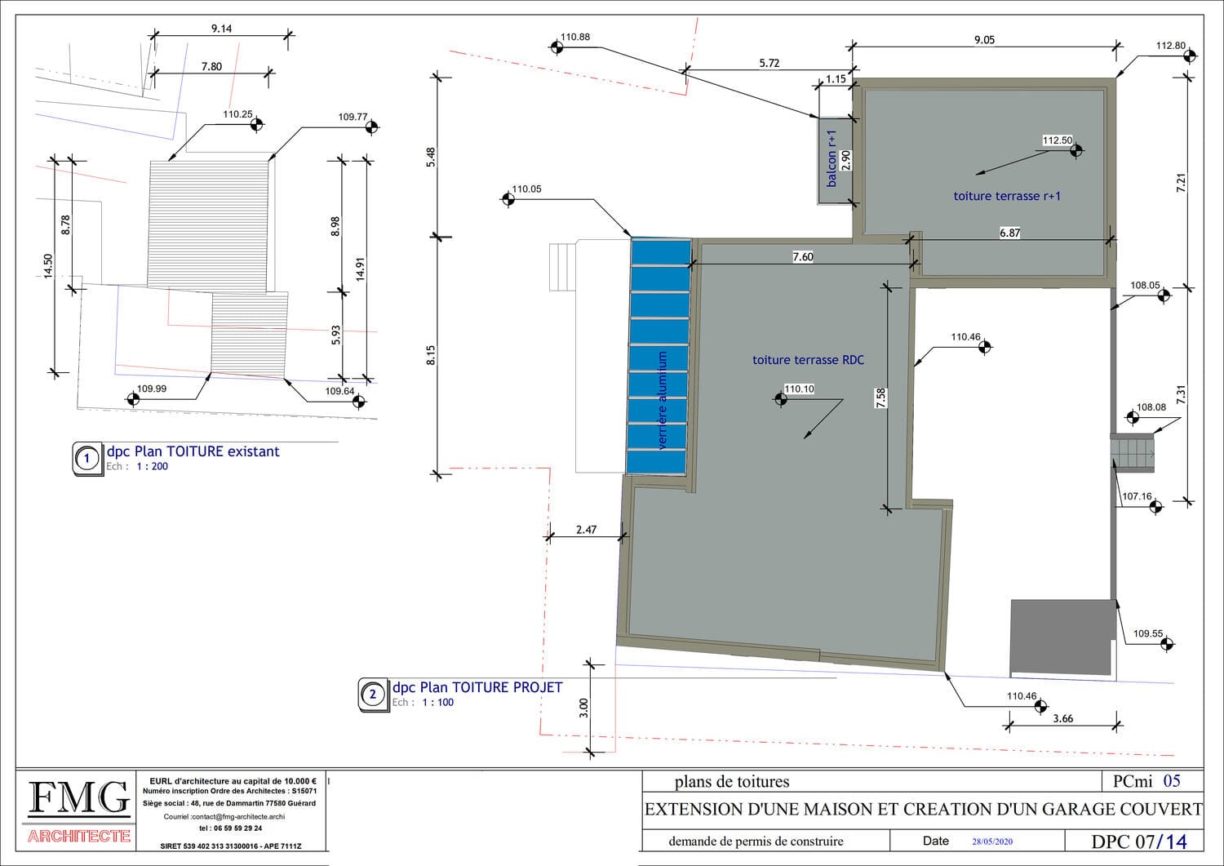 Plan EXTENSION A POMMEUSE 01