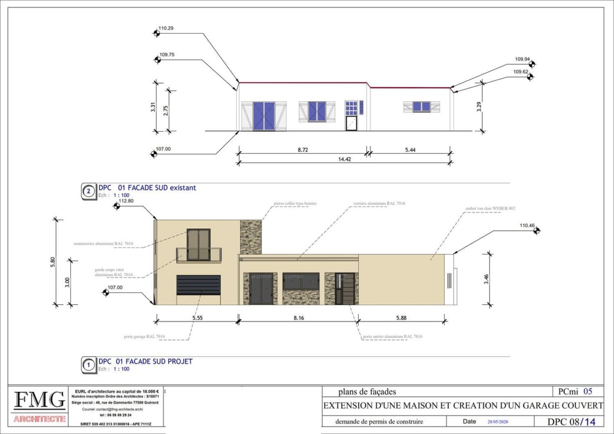 Plan EXTENSION A POMMEUSE 01