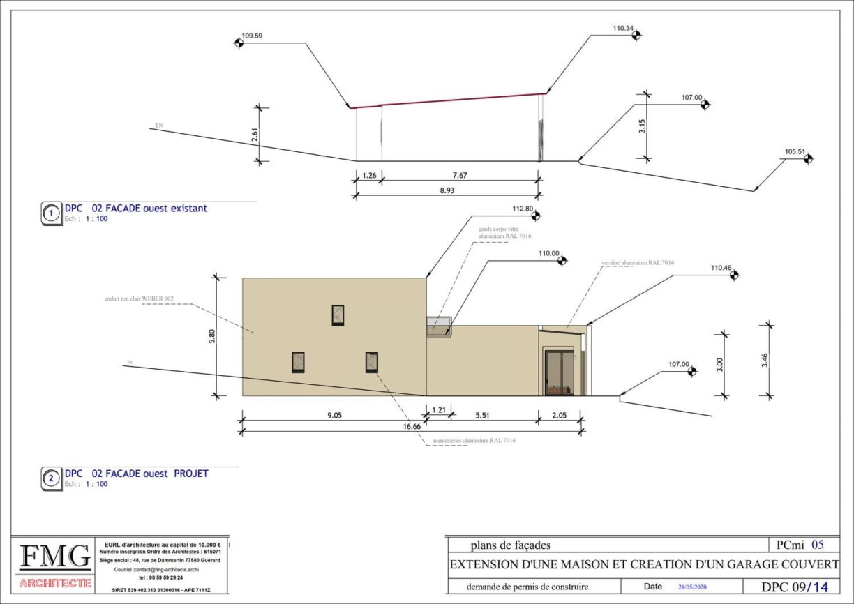 Plan EXTENSION A POMMEUSE 01