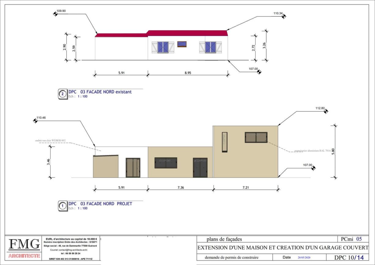 Plan EXTENSION A POMMEUSE 01