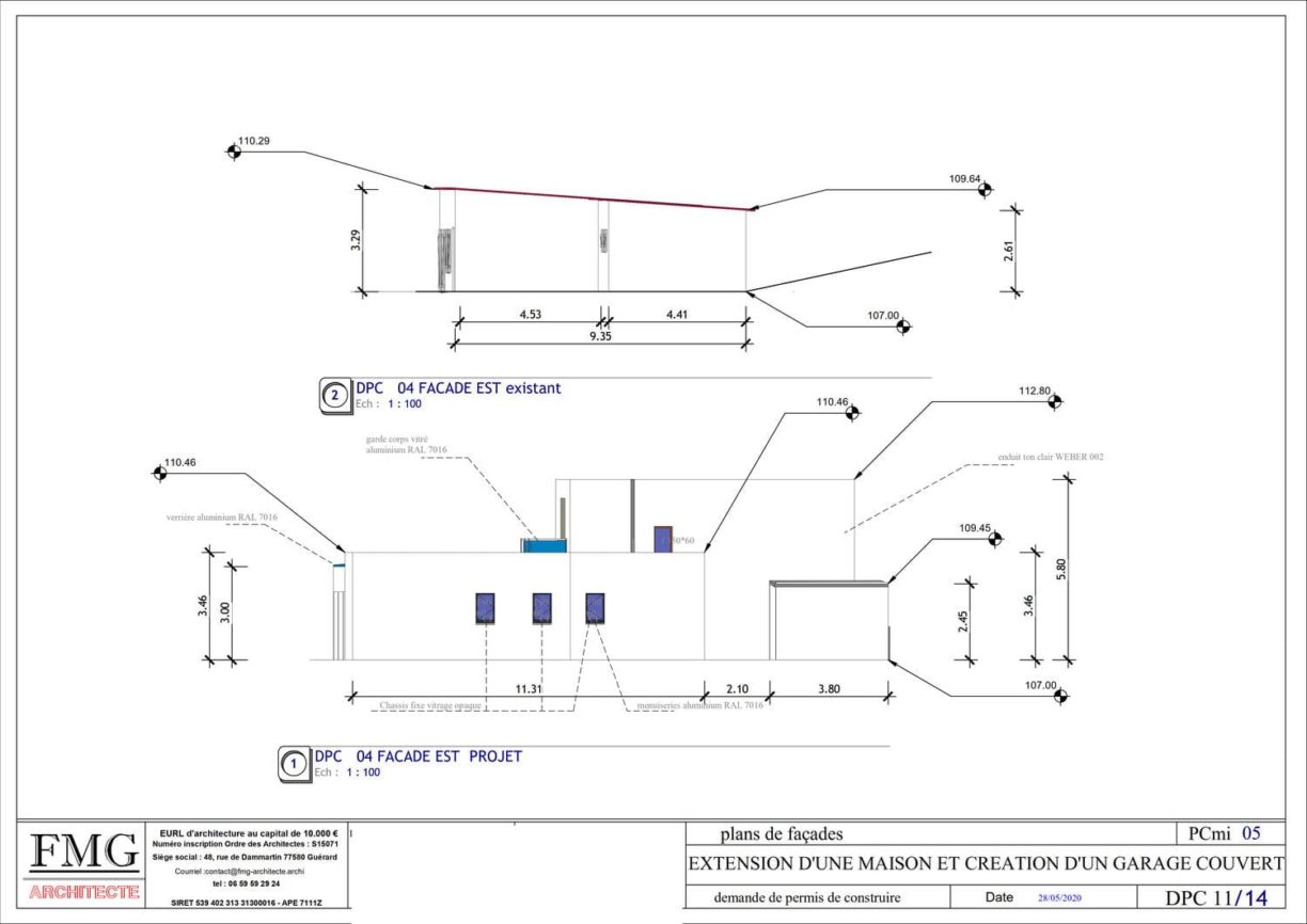 Plan EXTENSION A POMMEUSE 01