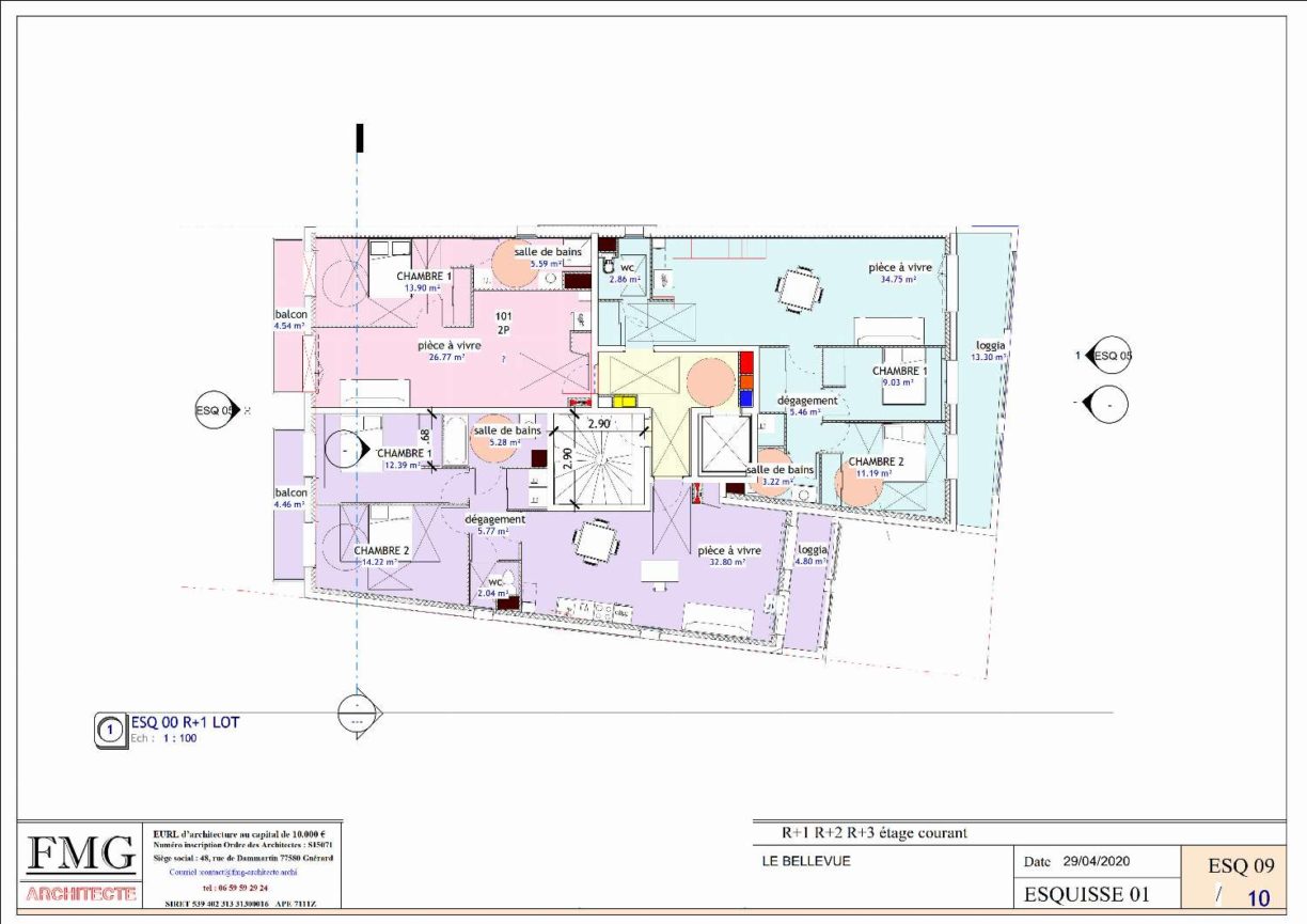 IMMEUBLE Arpajon - Plan courant