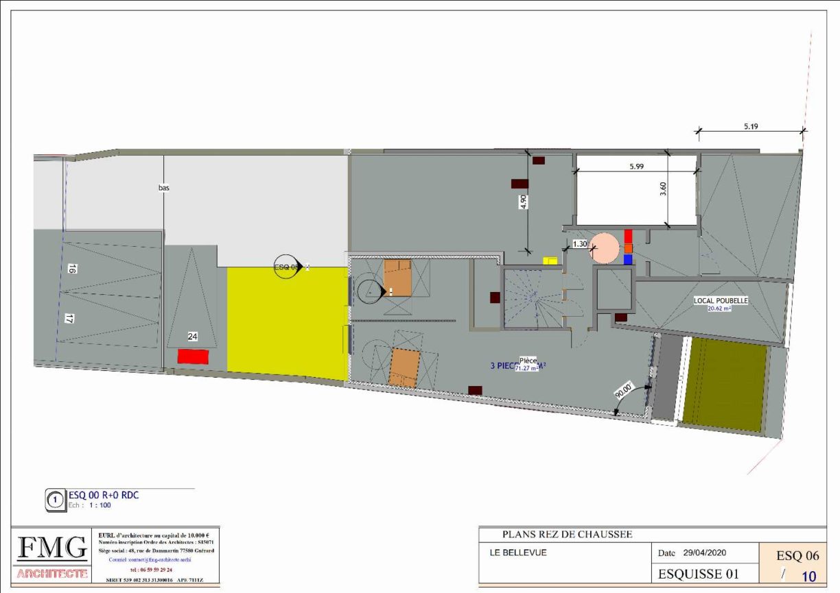 IMMEUBLE Arpajon - Plan rdc